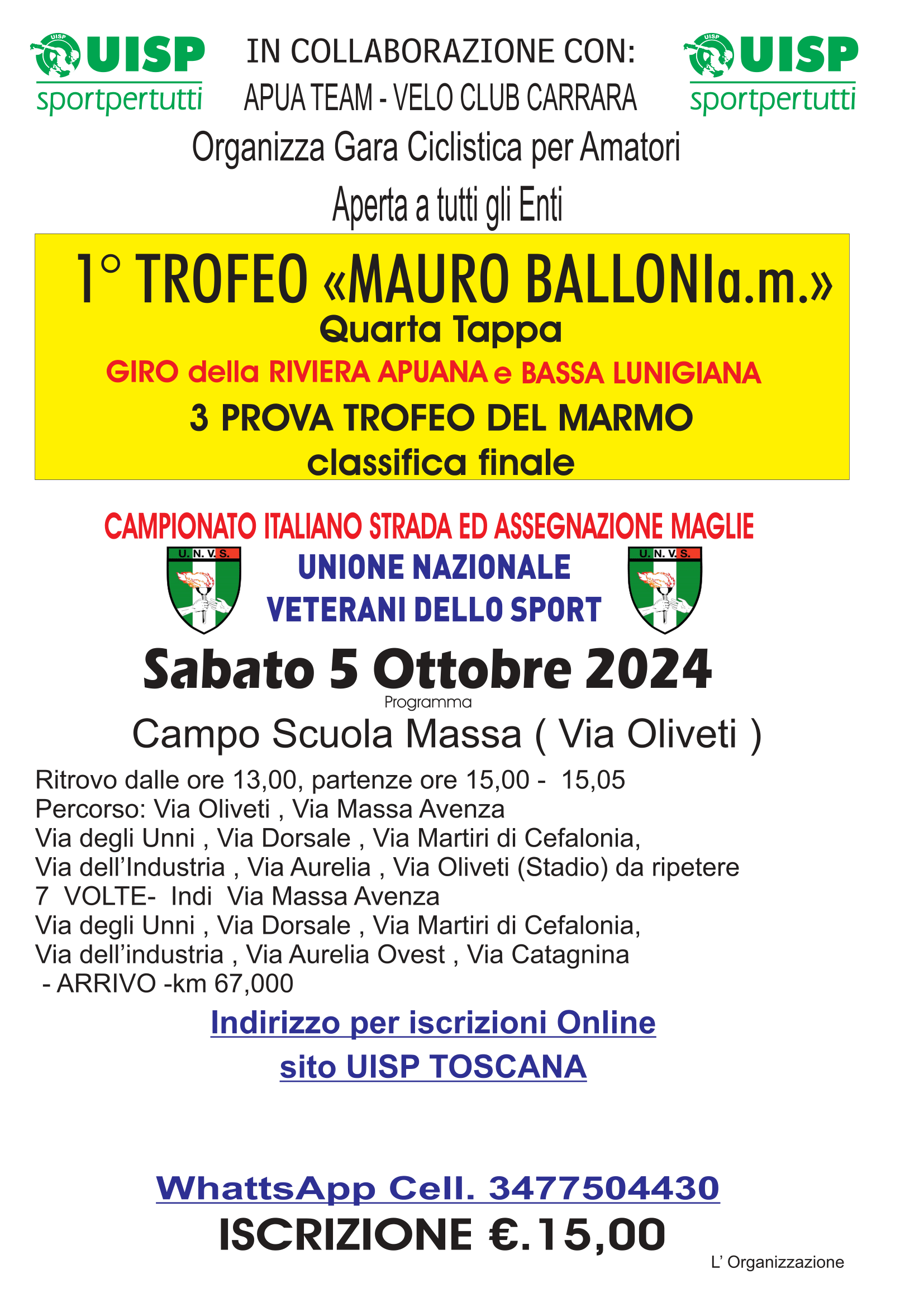 1° TROFEO MAURO BALLONI